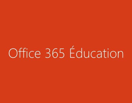 Office 365 Éducation gratuit