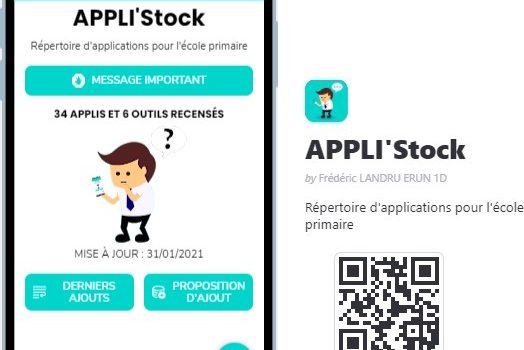 APPLI’Stock, Répertoire d’applications